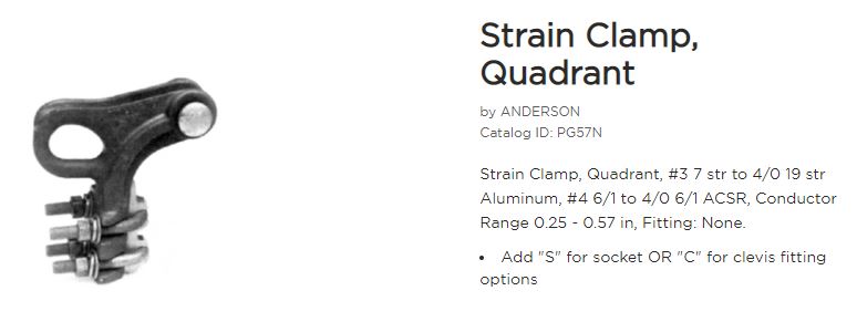 Strain Clamp 4-4/0